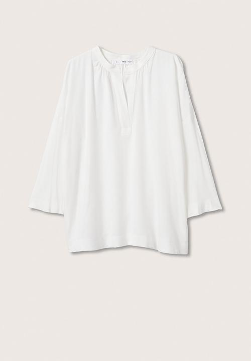 MANGO - Plus t-shirt nacho - natural