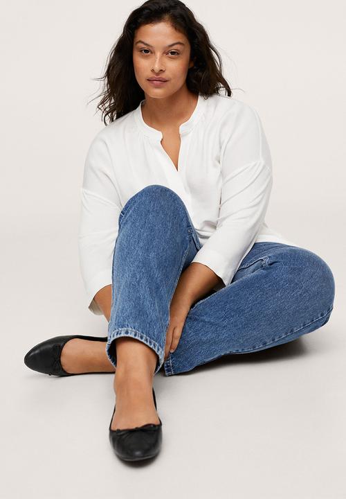 MANGO - Plus t-shirt nacho - natural