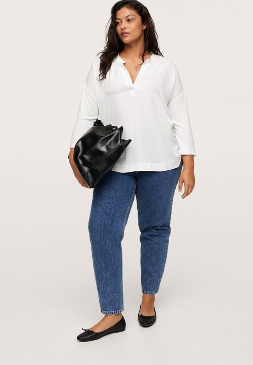 MANGO - Plus t-shirt nacho - natural