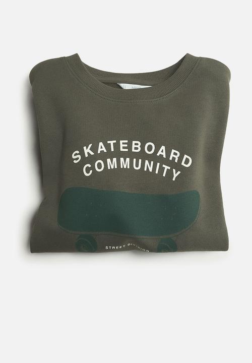 MANGO - Sweatshirt albert 1 - green