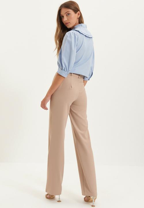 Trendyol - Front buttoned trousers - beige