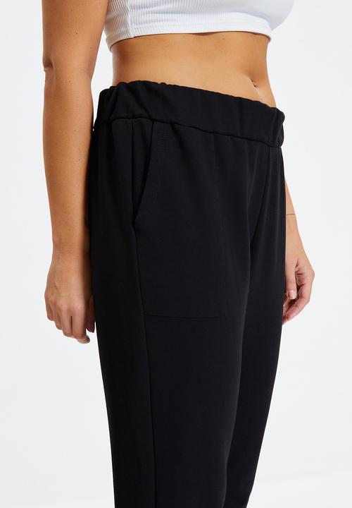 Trendyol - Basic jogger sweatpants - black