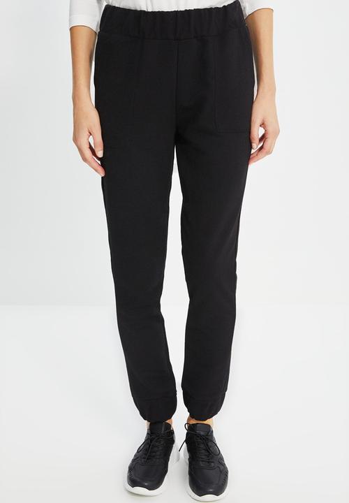 Trendyol - Basic jogger sweatpants - black