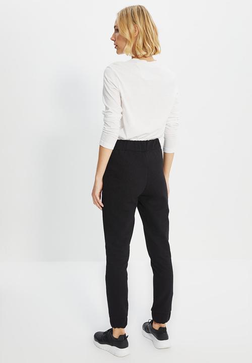Trendyol - Basic jogger sweatpants - black
