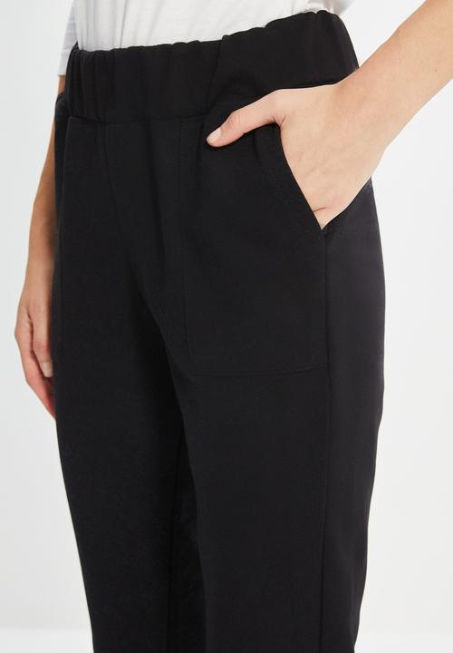 Trendyol - Basic jogger sweatpants - black