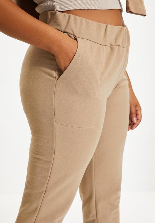 Trendyol - Basic jogger sweatpants - khaki