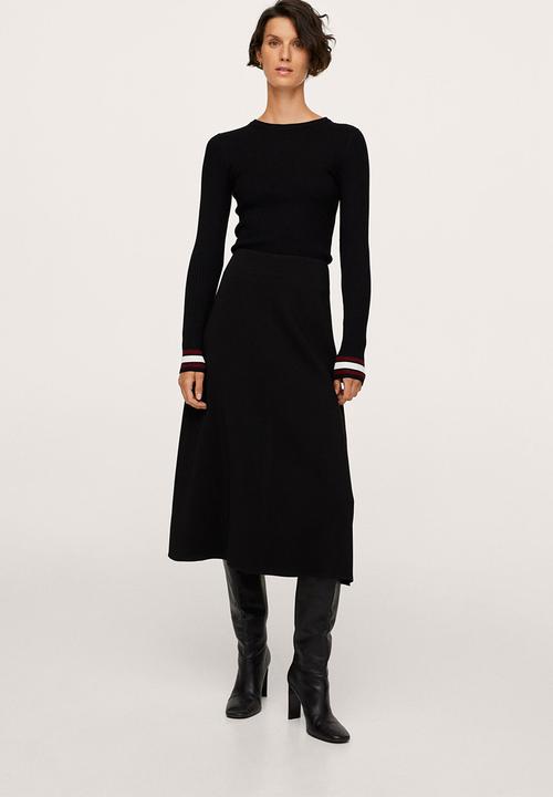 MANGO - Skirt cecilia - black