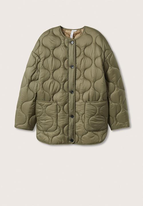 MANGO - Anorak melon - khaki