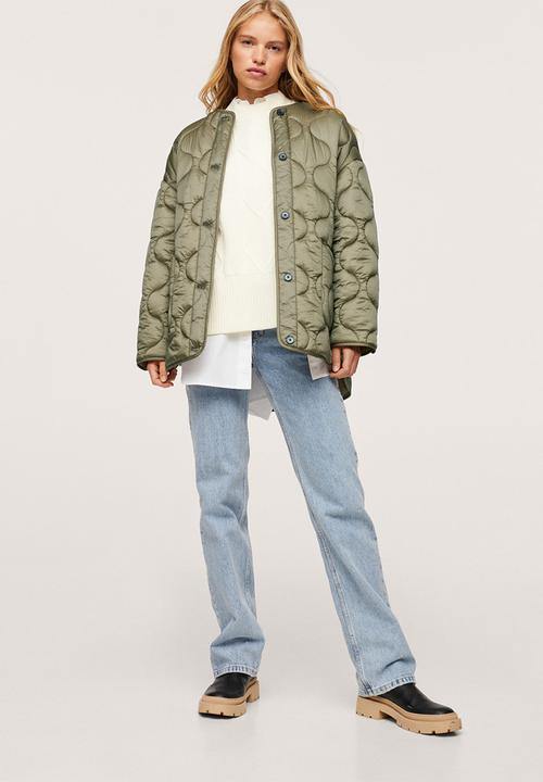 MANGO - Anorak melon - khaki