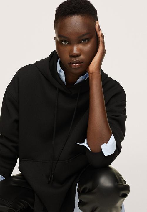 MANGO - Sweatshirt marine - black