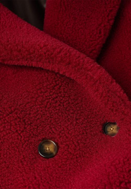 MANGO - Coat currito - red