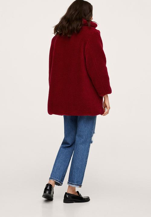 MANGO - Coat currito - red