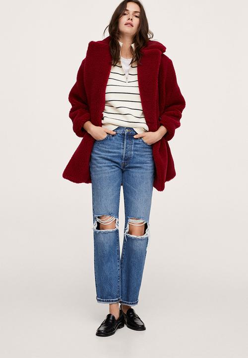 MANGO - Coat currito - red