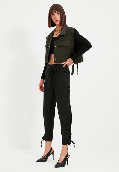 Trendyol - Detailed trousers - black
