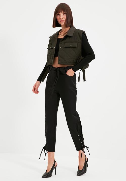 Trendyol - Detailed trousers - black