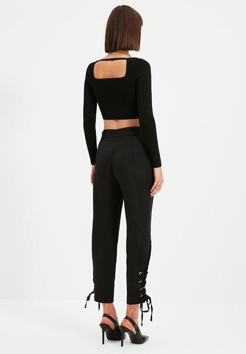 Trendyol - Detailed trousers - black