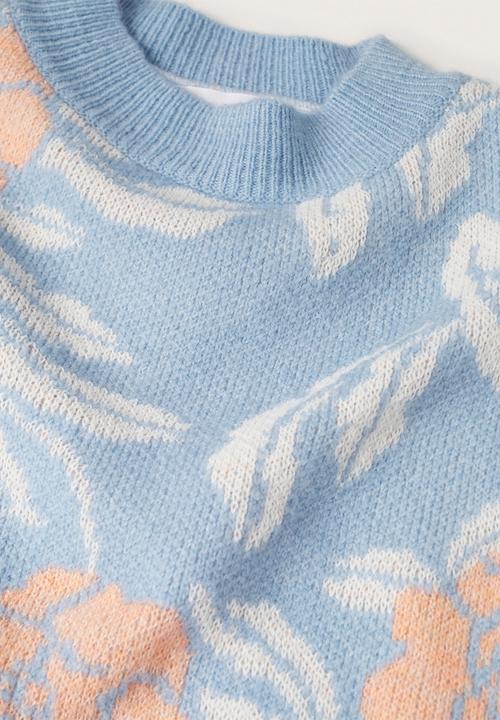 MANGO - Sweater tardor - light pastel blue