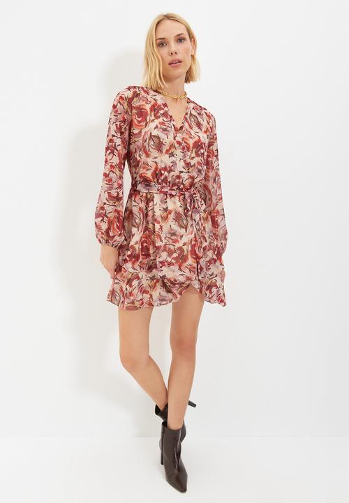 Trendyol - Belted dress - multi