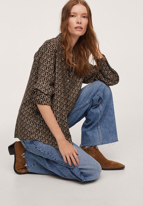 MANGO - Blouse quanti - black