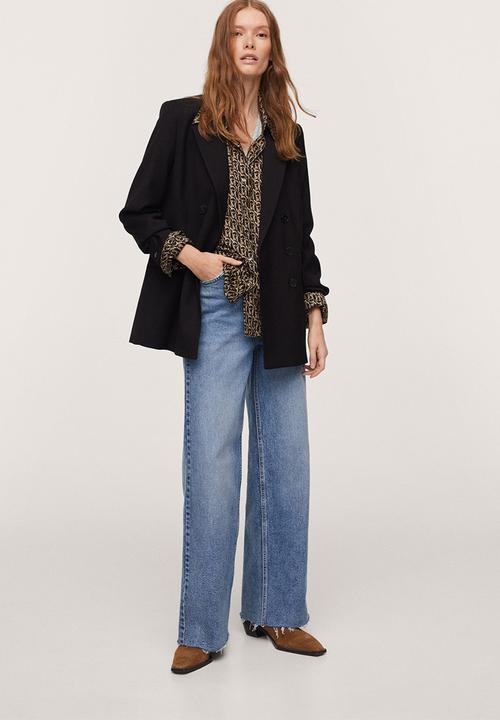 MANGO - Blouse quanti - black