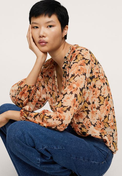 MANGO - Blouse winky - orange