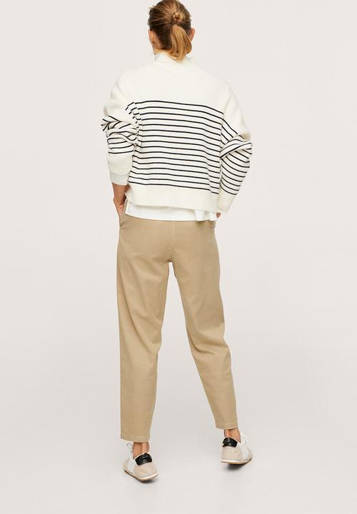 MANGO - Trousers mauro - medium brown
