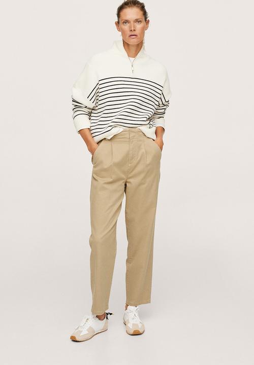 MANGO - Trousers mauro - medium brown