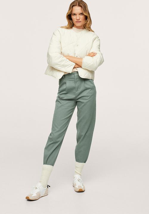 MANGO - Trousers mauro - khaki
