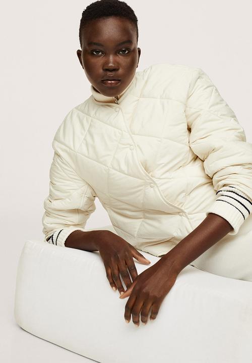 MANGO - Anorak carrot - light beige