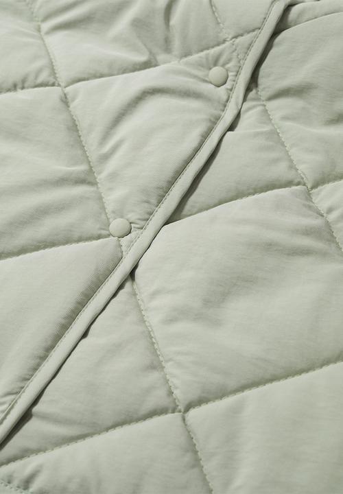 MANGO - Anorak carrot - light pastel green