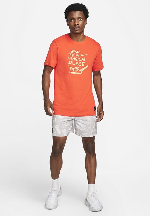 Nike - Nike Dri-FIT Nathan Bell Men's Running T-Shirt - team orange