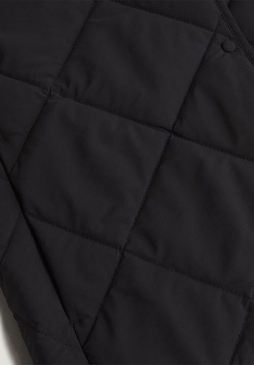 MANGO - Anorak carrot - black