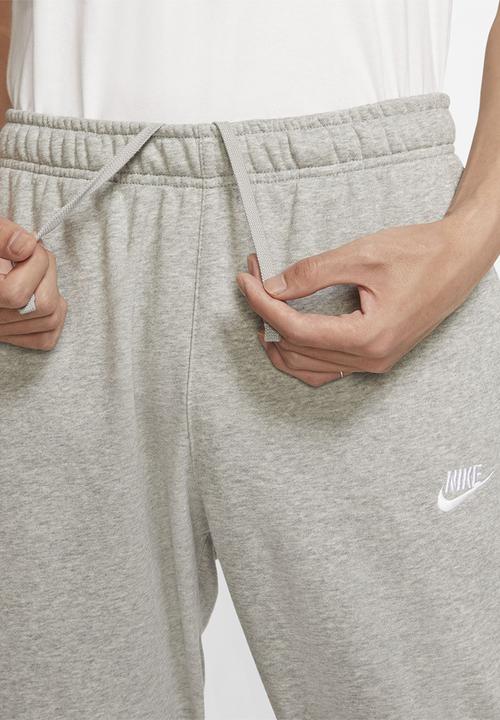 Nike - NSW Club Fleece Joggers  - grey heather/matte silver/white
