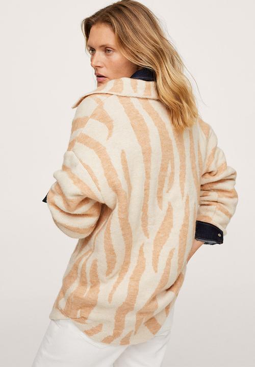 MANGO - Cardigan comansi - light pastel orange
