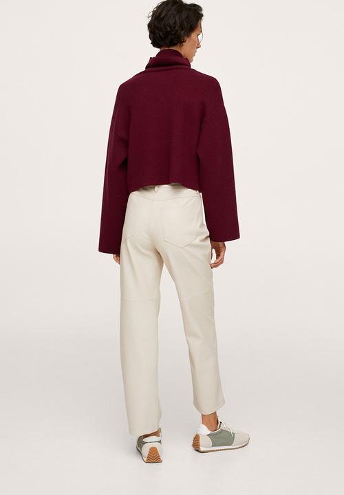 MANGO - Sweater mini - red