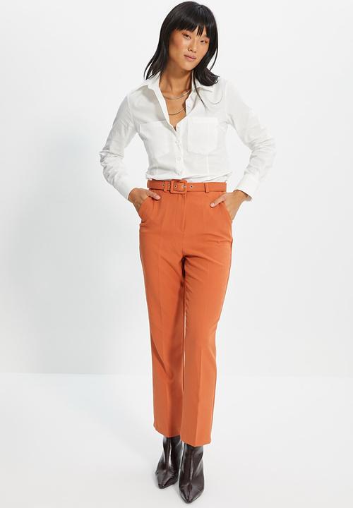 Trendyol - Belted trousers - brown