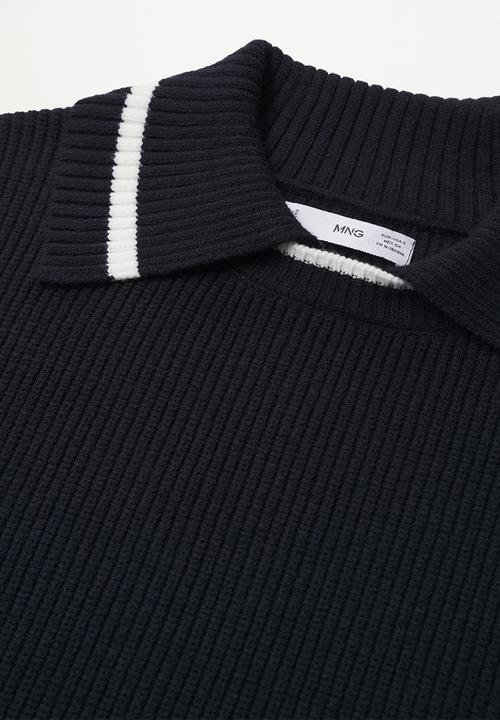 MANGO - Waistcoat stacks - navy