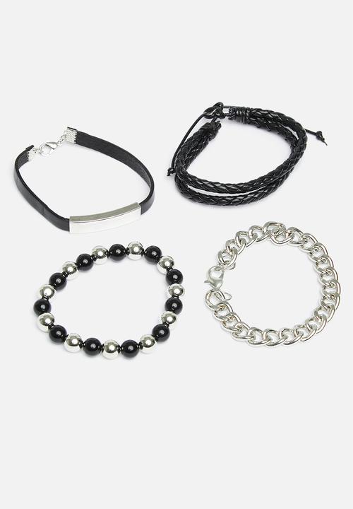 ALDO - Dulhunty - black & silver 