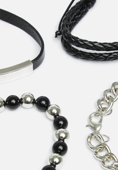 ALDO - Dulhunty - black & silver 
