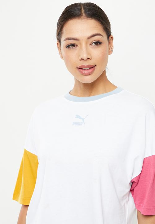 PUMA - Clsx boyfriend tee - white