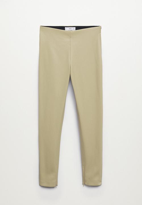MANGO - Leggings londonpu - green