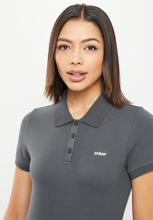urban° - Ladies urban core golfer dress - charcoal/castle rock