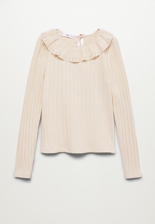 MANGO - Blouse silvana - light beige