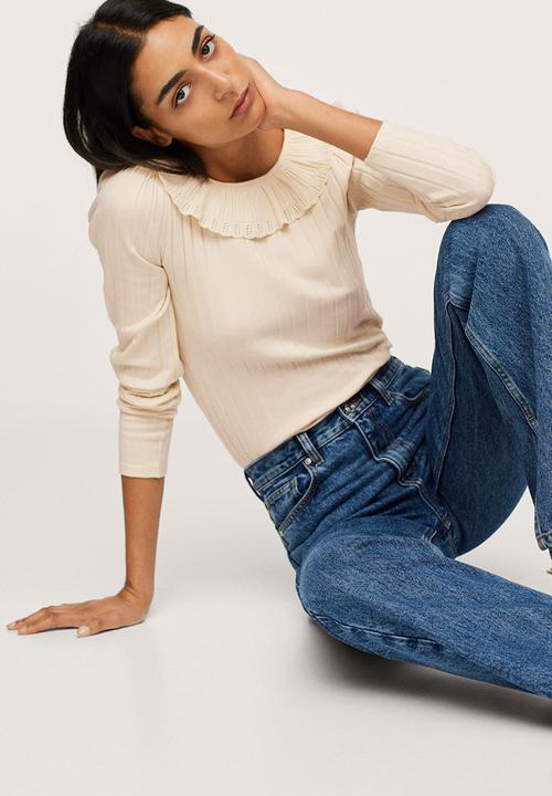 MANGO - Blouse silvana - light beige