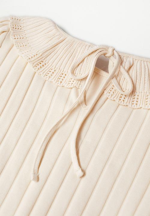 MANGO - Blouse silvana - light beige