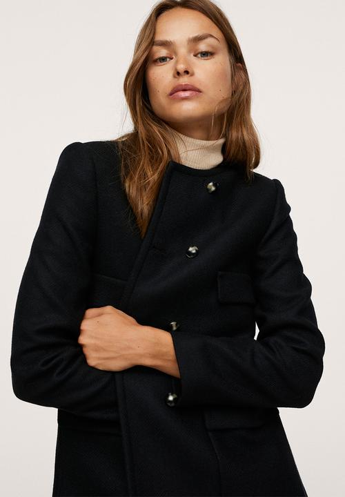MANGO - Coat lalala - black