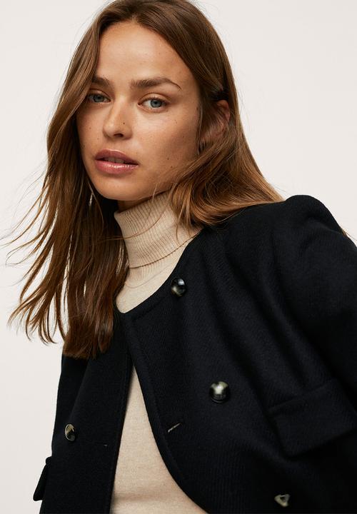 MANGO - Coat lalala - black