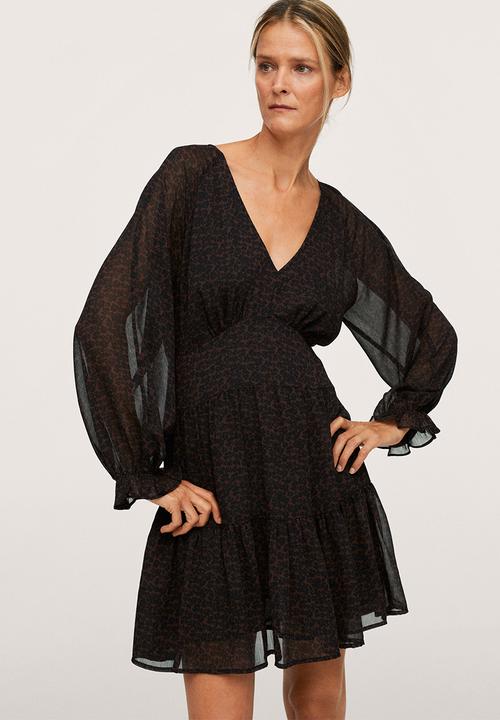 MANGO - Dress toscana - brown