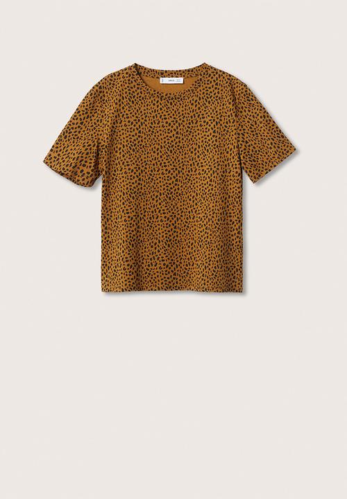 MANGO - T-shirt bella2-h - dark yellow