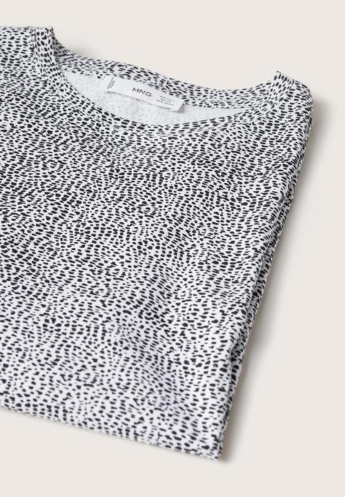 MANGO - T-shirt bella2-h - black